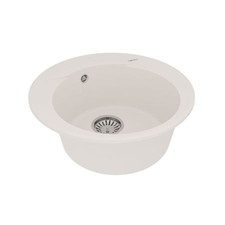 Кухонная мойка LeMark Sula 500 9910004 50х50 цвет белый поверхность матовая