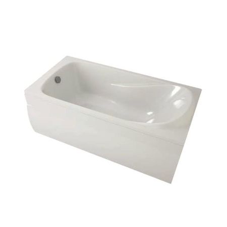 Ванна акриловая Aquanika Optima A1017075006 170х75 пристенная прямоугольная