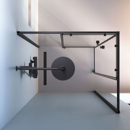 Душевой уголок Am.Pm X-Joy W94G-403-12080-BТ 120х80 стекло прозрачное профиль черный без поддона