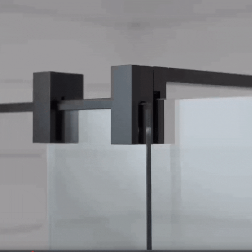 Душевая дверь Novellini H Style HSTYLE140S-1H 140х200 стекло прозрачное профиль черный - фото 3