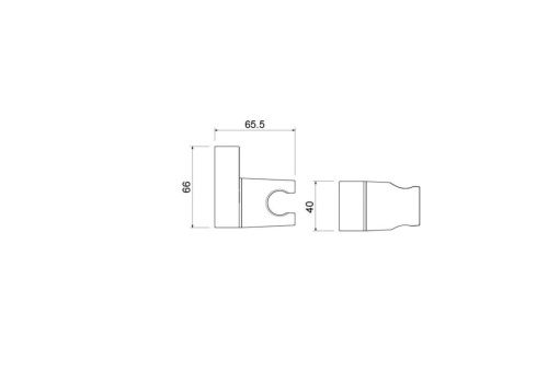 Держатель для душа Aquatek AQ2406CR хром - фото 3