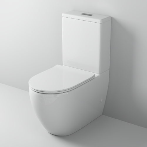 Унитаз напольный с бачком Grossman GR-4446BMS черный с сиденьем микролифт безободковый смыв торнадо - фото 2