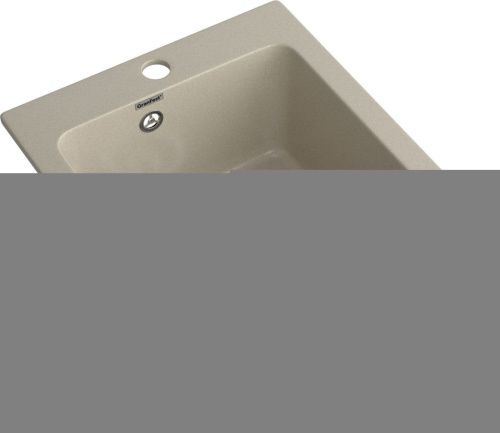 Кухонная мойка Granfest Praktik P-505 топаз 45х50 цвет серый поверхность матовая - фото 2