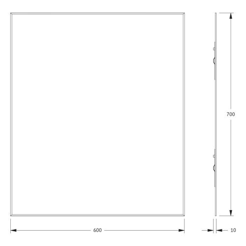 Зеркало Evoform Standard BY 0214 60х70 подвесное - фото 2