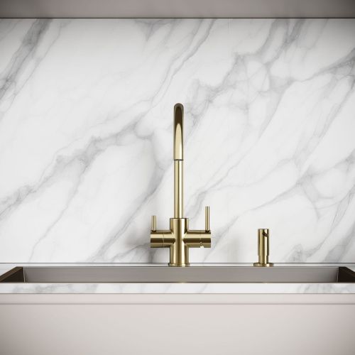 Смеситель для кухни Sancos Taper SC4012BG на мойку золото - фото 4