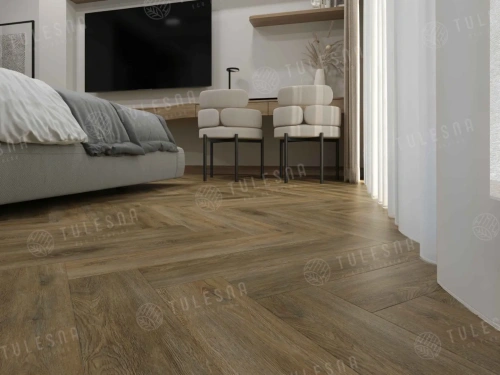 SPC ламинат Tulesna Art Parquet 1005-8 Divino толщина 0.4 см 43 класс 600х125 - фото 5