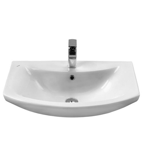 Раковина из сантехнического фарфора Santek Балтика WH207776 70х40 накладная цвет белый - фото 2