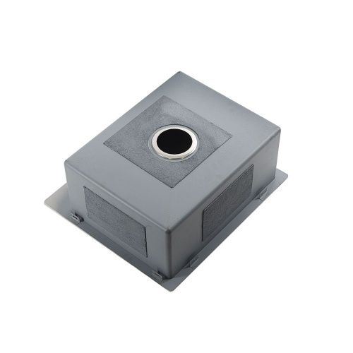 Кухонная мойка Melana ProfLine MLN-R5045H 50х45 цвет серый поверхность матовая - фото 3