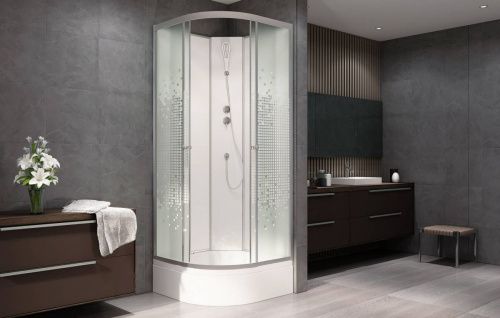 Душевая кабина AvaCan L790N 90х90 четверть круга без крыши ориентация универсальная - фото 2