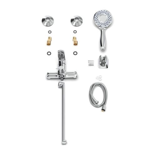 Смеситель для ванны Tokito MISAWA TOK-MIS-1015 настенный хром - фото 4