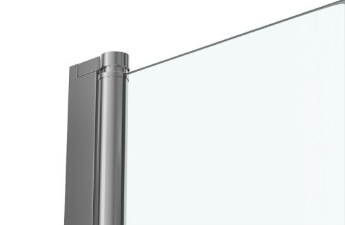 Душевая шторка на ванну Bravat Alfa BG070.5110A-1 70х150 стекло прозрачное профиль хром ориентация универсальная - фото 5