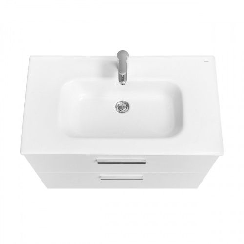 Тумба под раковину Roca Victoria A857470806 80х50 подвесная цвет белый - фото 2