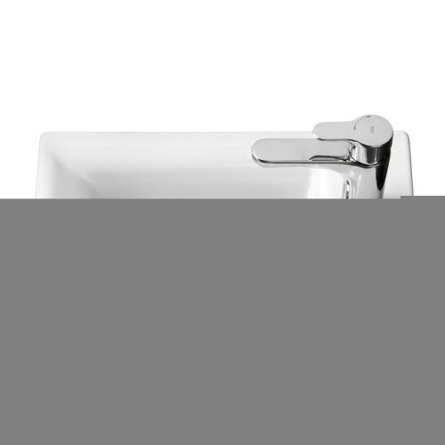 Раковина из сантехнического фарфора Santek Миранда WH302500 40х20 накладная цвет белый - фото 3