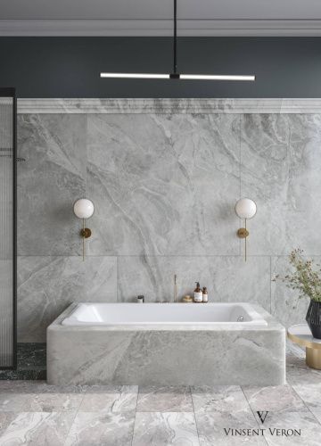 Ванна чугунная Vinsent Veron Italon VIT1707045H/E60327CH-AS 170х70 пристенная прямоугольная с ножками с ручками - фото 4