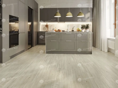 Кварцвиниловый ламинат Alpine Floor Sequoia ECO 6-8 LVT Секвойя Снежная толщина 0.32 см 43 класс 1219,2х184,15 - фото 2