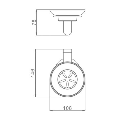 Мыльница Raglo R300.02.06 - фото 2