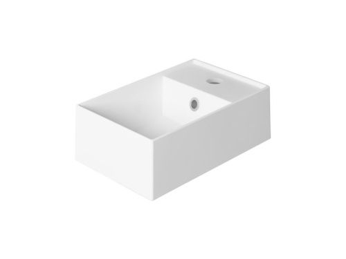 Раковина из сантехнического фаянса Simas AG 40 bia 40х30 подвесная цвет белый