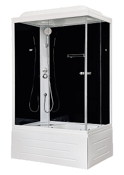 Душевая кабина Royal Bath ВР RB8100BP5-BT-L 100х80 прямоугольная с крышей ориентация левая