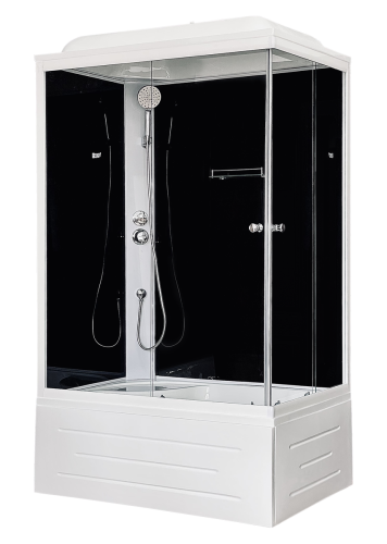 Душевая кабина Royal Bath ВР RB8100BP5-BT-L 100х80 прямоугольная с крышей ориентация левая