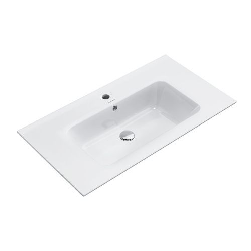 Раковина керамическая Kerama Marazzi PIANO PI.wb.85 90х50 подвесная цвет белый 1 отверстие под смеситель