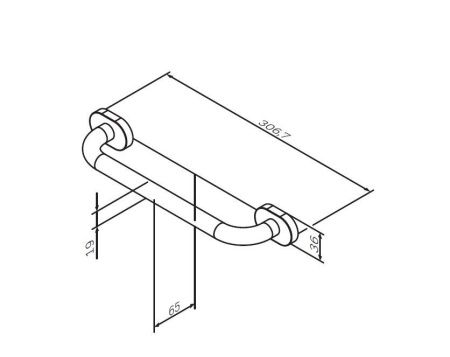 Поручень Am.Pm Sense L A7432500