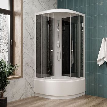 Душевая кабина Parly Classic EC921 90х90 четверть круга с крышей ориентация универсальная