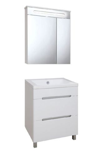 Зеркало-шкаф Runo Парма 00000001147 60х80 подвесной цвет белый - фото 4