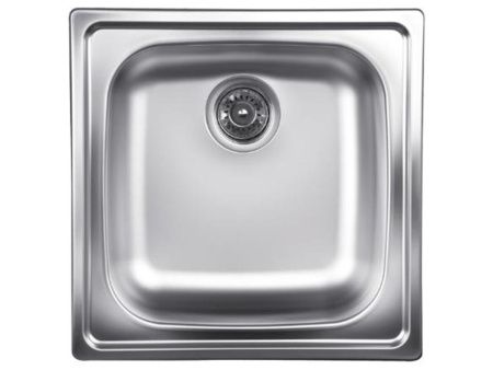 Кухонная мойка Ukinox Гранд GRP500.500 -GT8K -C 50х50 цвет хром поверхность полированная
