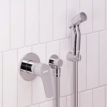 Гигиенический душ со смесителем Damixa Jupiter 777510001 хром