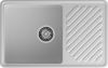 Кухонная мойка Granfest Quarz 52 серый 75х50 цвет серый поверхность матовая