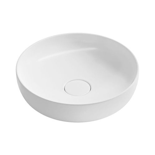 Раковина из сантехнического фарфора Wellsee Chalice Perfection 150601000 40х40 накладная цвет белый без отверстий под смеситель - фото 2