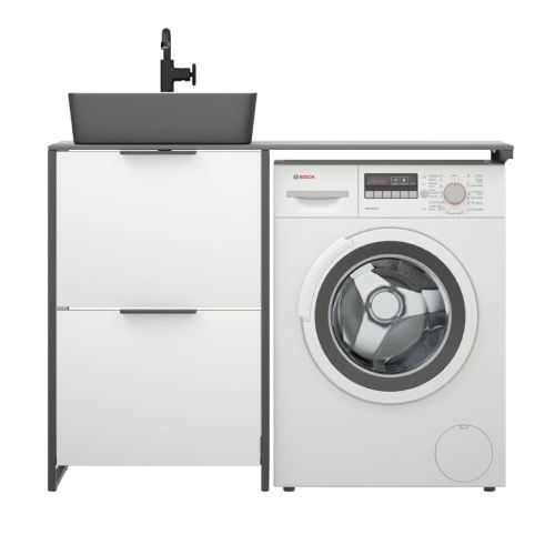 Тумба под раковину Corozo Гера SD-00001911 60х50 напольная цвет белый - фото 3