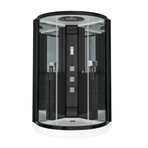 Душевая кабина Grossman GR242 120х120 четверть круга с крышей ориентация универсальная