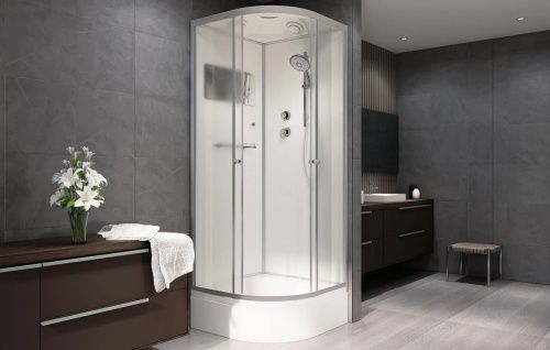 Душевая кабина AvaCan D279S 90х90 четверть круга с крышей ориентация универсальная - фото 2