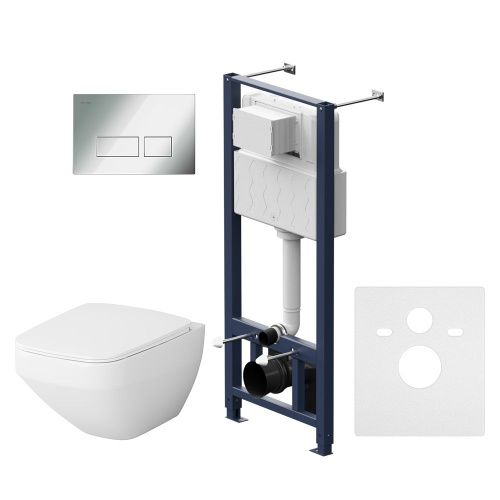 Комплект унитаз с инсталляцией с клавишей смыва Am.Pm Inspire V2.0 IS47051.50A1700 - фото 2