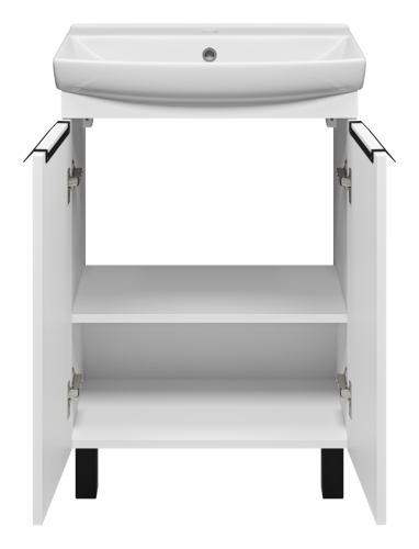 Тумба под раковину Misty Клермонт Э-Кле01060-012 60х30 напольная цвет белый - фото 3