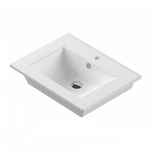 Тумба с раковиной Comforty Модена М 00-00001642CF 60х50 напольная цвет белый - фото 3