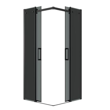 Душевой уголок Grossman Classic 300.K33.04.9090.21.10 90х90 стекло тонированное профиль черный без поддона