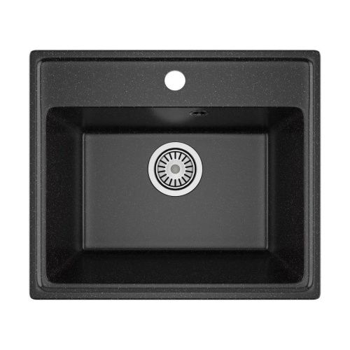 Кухонная мойка Maretti Kitchen 490 KT490-BL 50х40 цвет черный поверхность матовая - фото 2