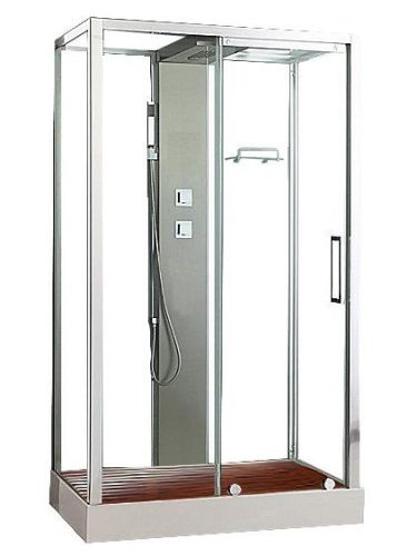 Душевая кабина Acquazzone Helena 120ESL-R без электрики 120х90 прямоугольная с крышей ориентация правая