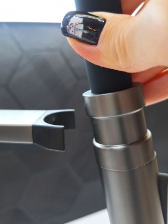 Смеситель для кухни AltroBagno Flusso AltroBagnoFlusso050203GM на мойку оружейная сталь