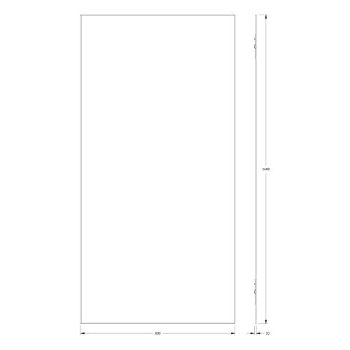 Зеркало Evoform Standard BY 0258 80х160 подвесное - фото 2