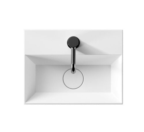 Раковина керамическая Alice Spy 34120101 40х30 подвесная цвет белый