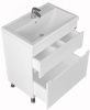 Тумба под раковину СанТа Лондон 224006л 70х40 напольная цвет белый