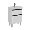 Тумба под раковину LeMark Combi LM03C60T-black 60х30 напольная цвет белый