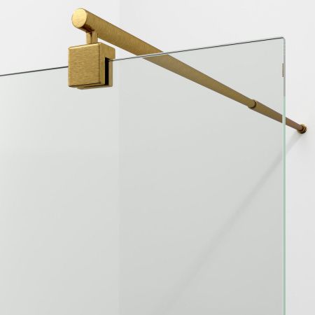 Душевая перегородка Wasserkraft Rur 30W 30W40BG 120х200 стекло прозрачное профиль золото