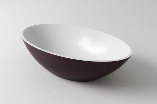 Раковина из искусственного камня Holbi DIONE 1.02.006.11.2 60х40 накладная цвет белый