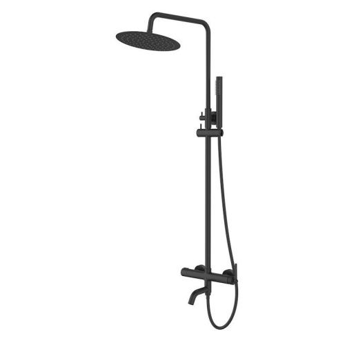 Душевая стойка Esko ST250BGB настенная цвет черный - фото 2