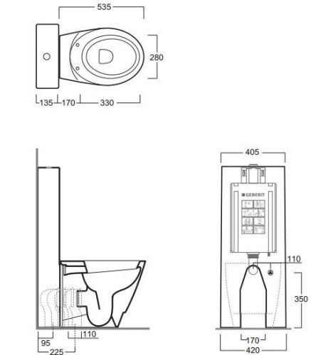 Бачок для унитаза Simas D 20 bia - фото 3