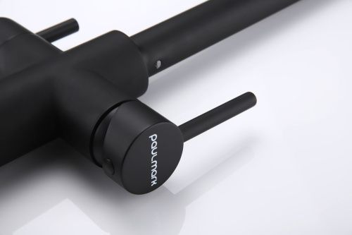 Смеситель для кухни Paulmark LANGE La214212-AN на мойку черный - фото 3